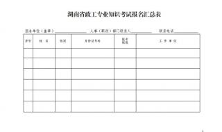 报考中级政工师的条件